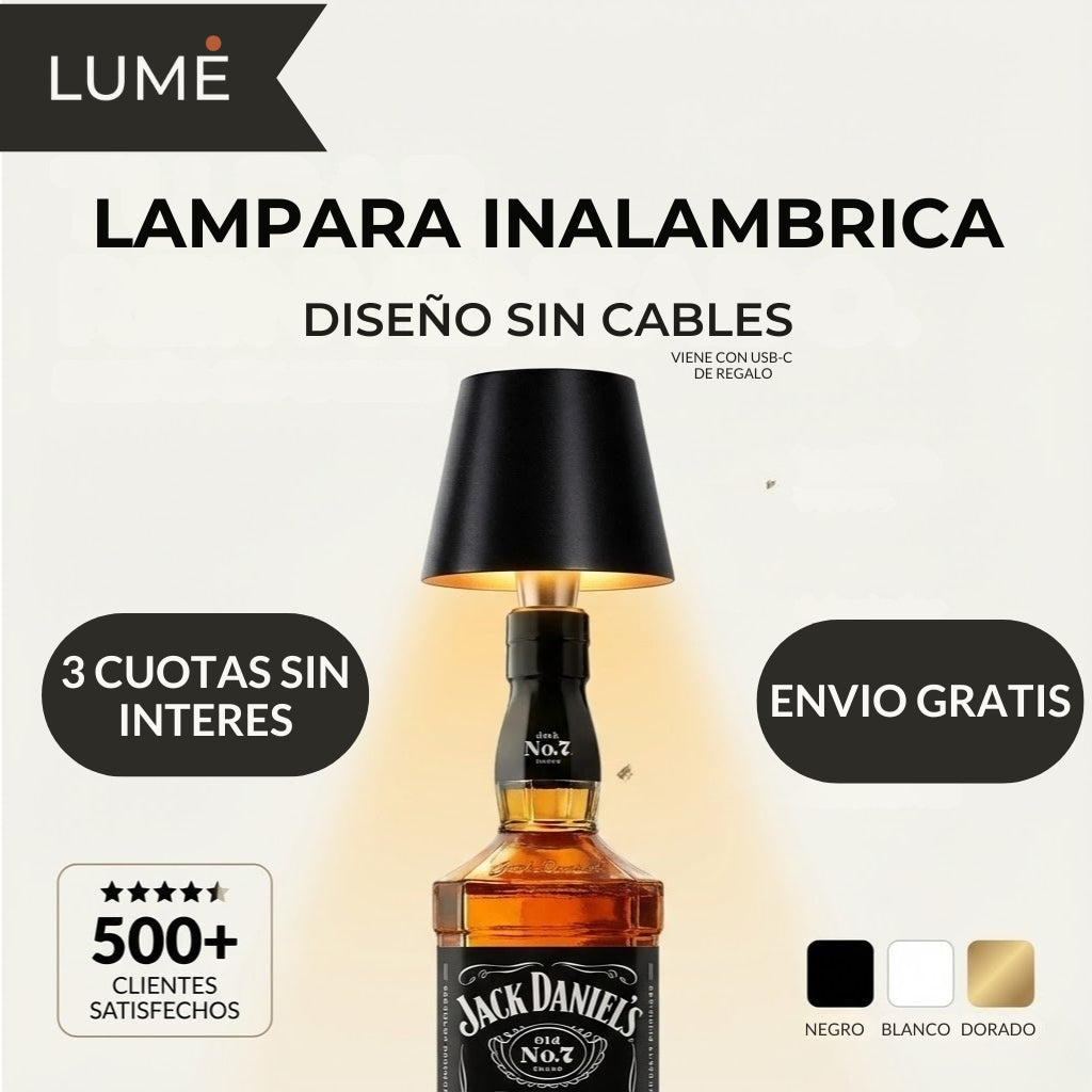 Lampara para botella • Sin enchufes