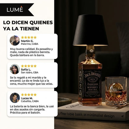 Lampara para botella • Sin enchufes